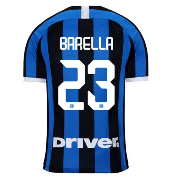 Camiseta Inter Milan NO.23 Barella 1ª 2019-2020 Azul